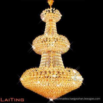 Hotel Luxury Chandelier light Fixture Big candle Crystal Chandelier LT-6092